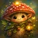 A colorful and expressive fantasy creature avatar with vibrant hues, designed as a friendly and trustworthy profile picture.